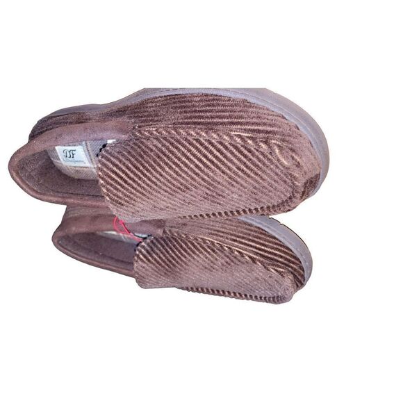 Dearfoams Men’s Moccasin Corduroy Indoor/Outdoor Slippers NWT Size Small (7-8) - Picture 3 of 6